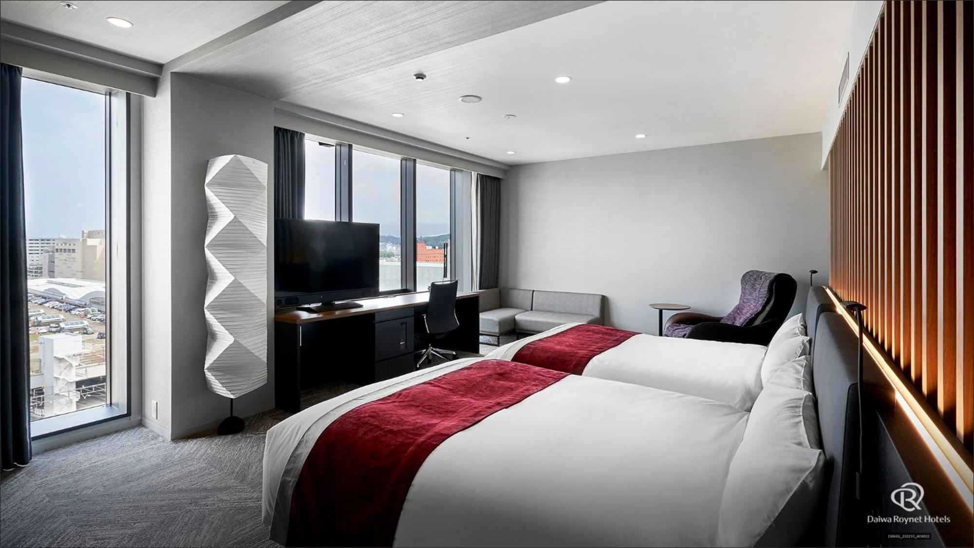 Daiwa Roynet Hotel Kanazawa Eki Nishiguchi Zimmer foto